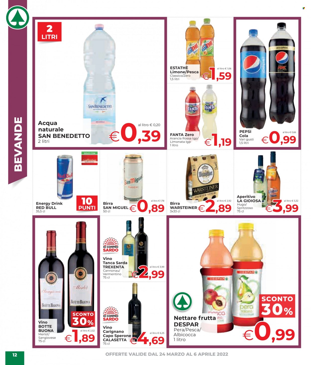 Volantino Eurospar - 24/3/2022 - 6/4/2022. Pagina 12