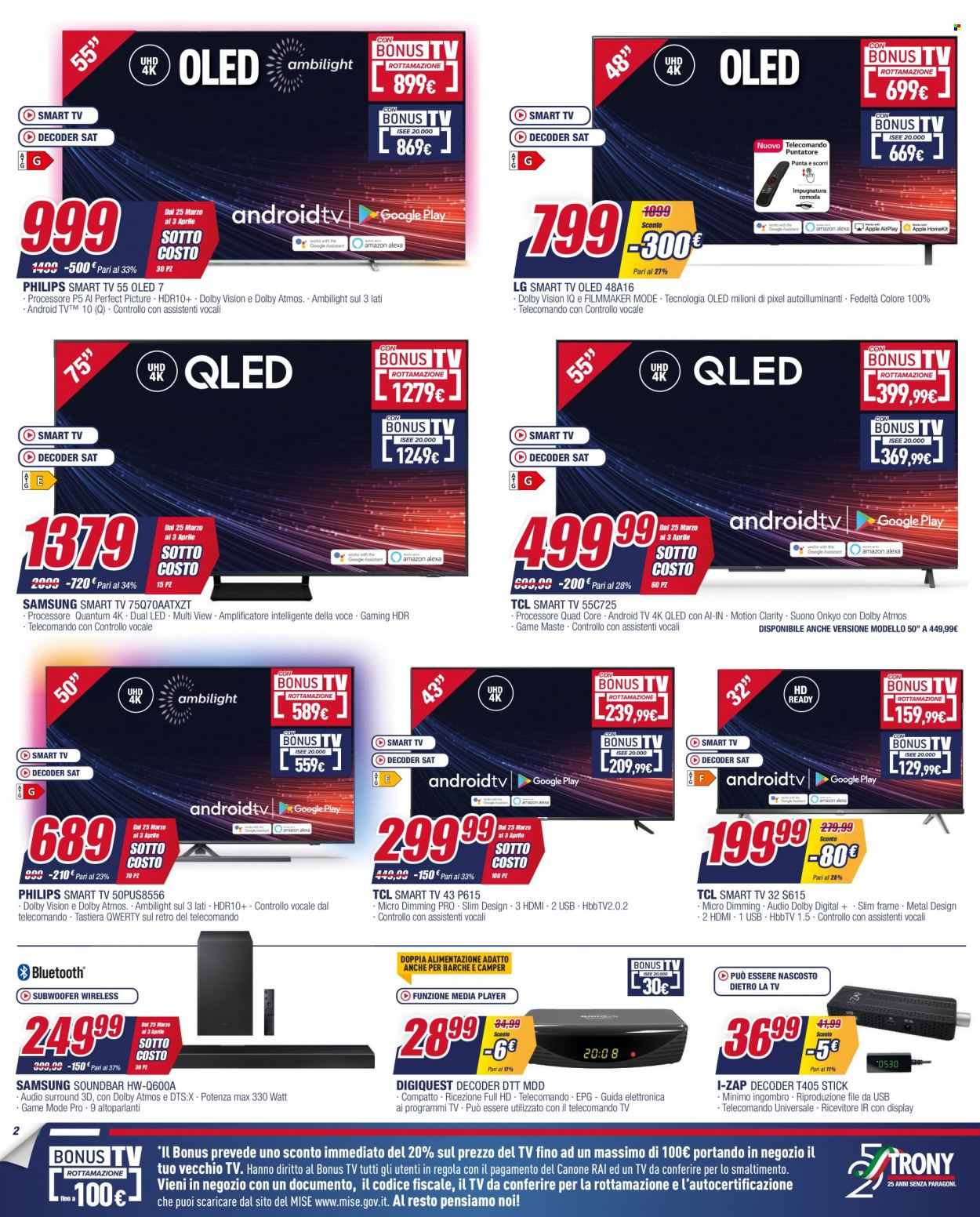 Volantino Trony - 25/3/2022 - 3/4/2022. Pagina 2