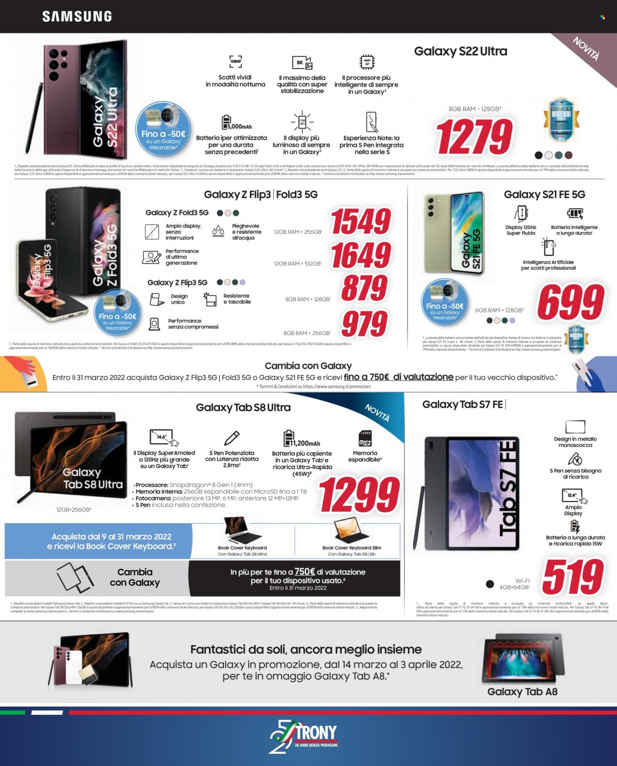 Volantino Trony - 25/3/2022 - 3/4/2022. Pagina 23