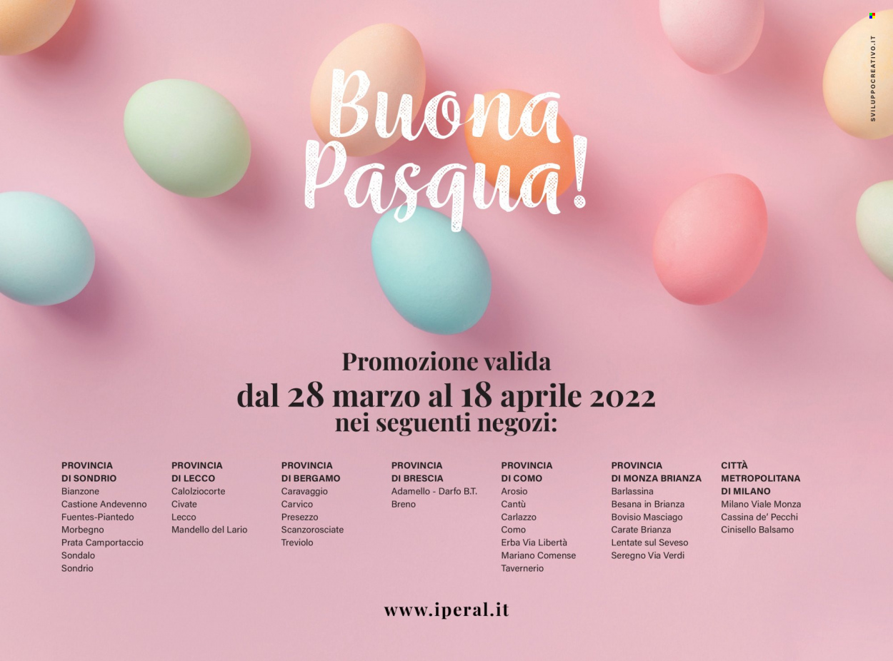 Volantino Iperal - 28/3/2022 - 18/4/2022. Pagina 36