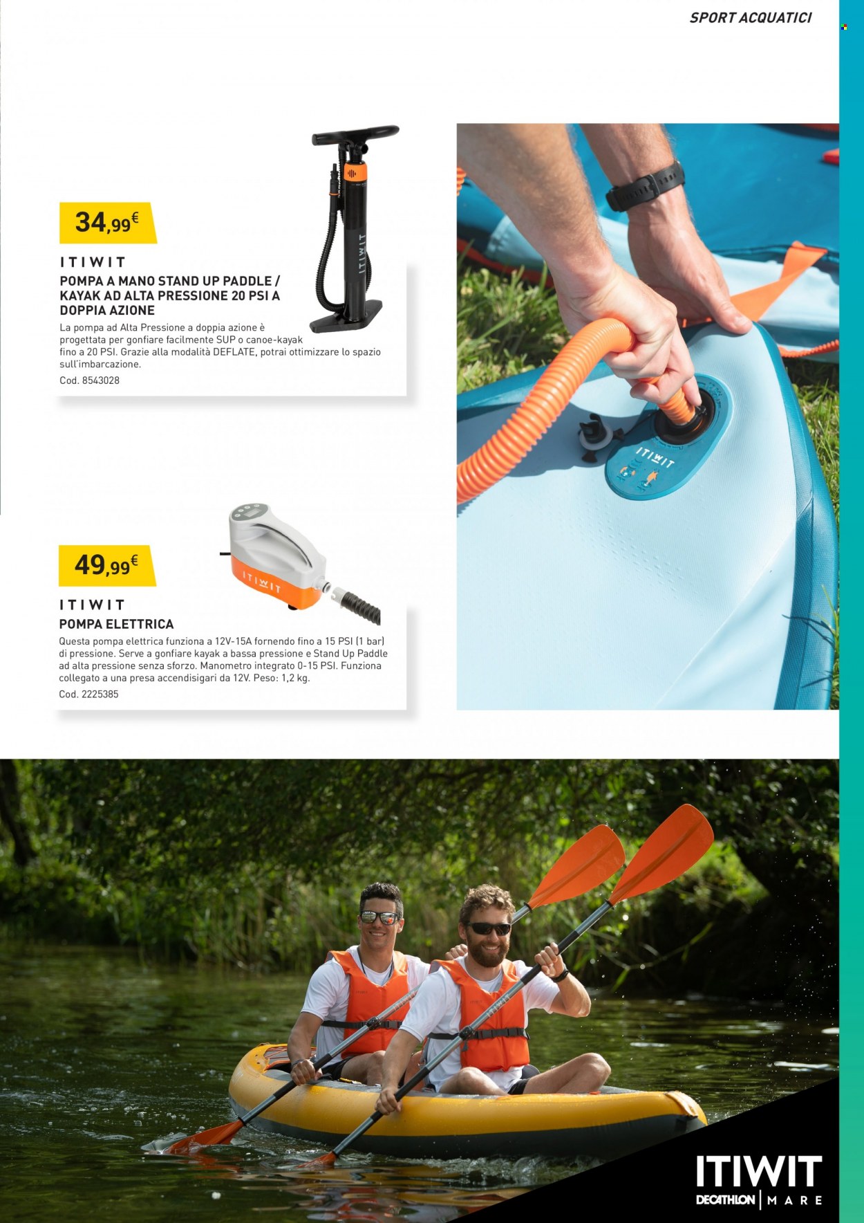 thumbnail - Volantino Decathlon - Prodotti in offerta - pompa, pompa a mano, kayak. Pagina 9.