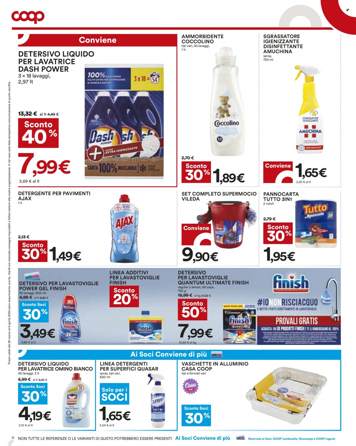 Volantino Coop - 28/3/2022 - 6/4/2022. Pagina 12