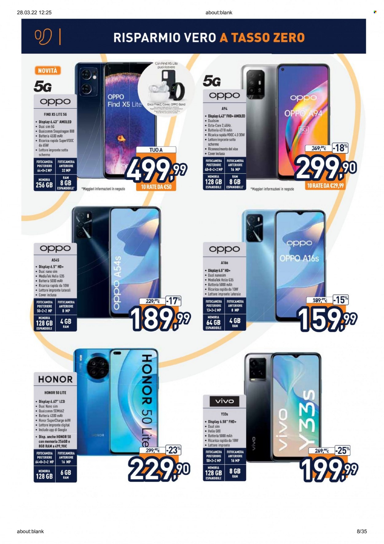 Volantino Unieuro - 28/3/2022 - 10/4/2022. Pagina 8