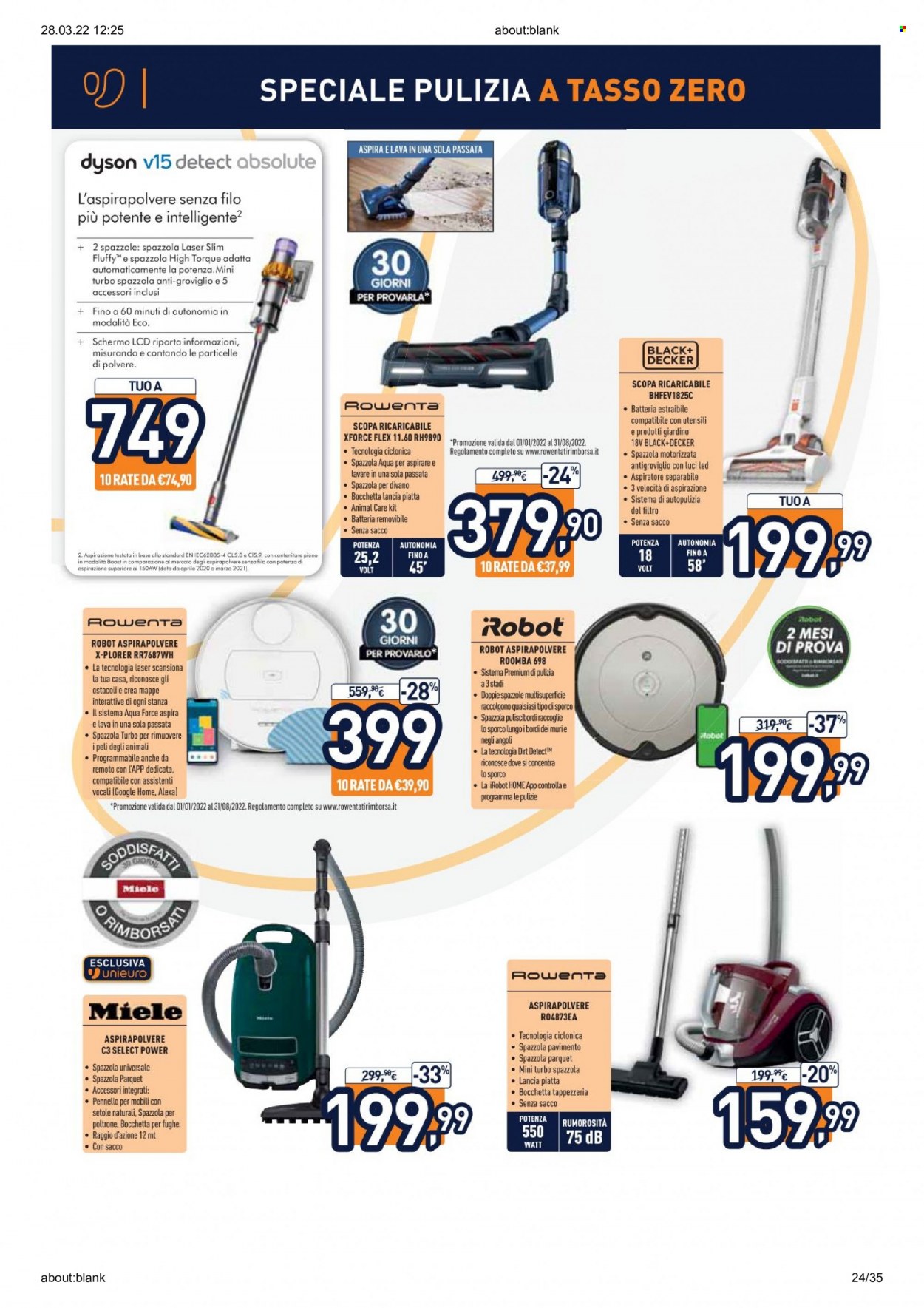 Volantino Unieuro - 28/3/2022 - 10/4/2022. Pagina 24