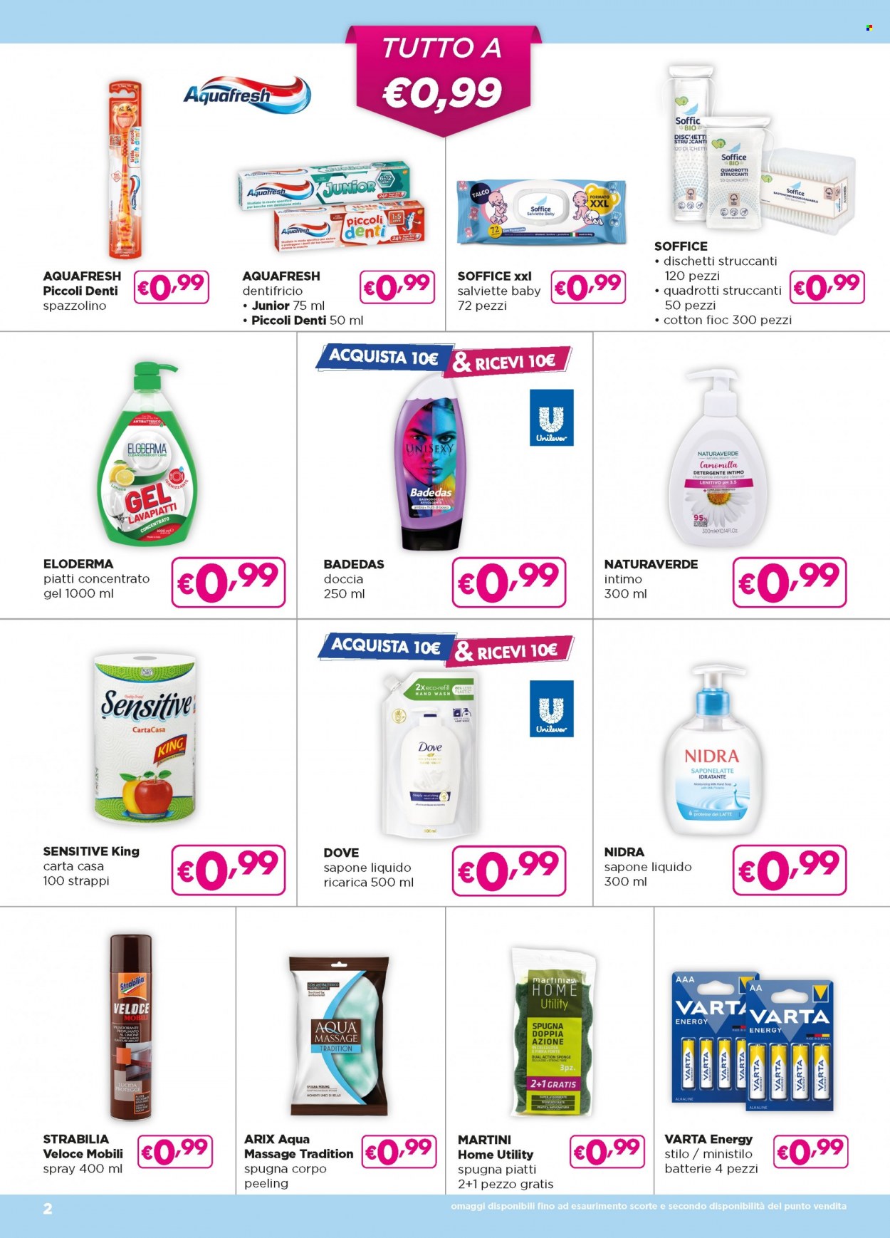Volantino Acqua & Sapone - 24/3/2022 - 12/4/2022. Pagina 2