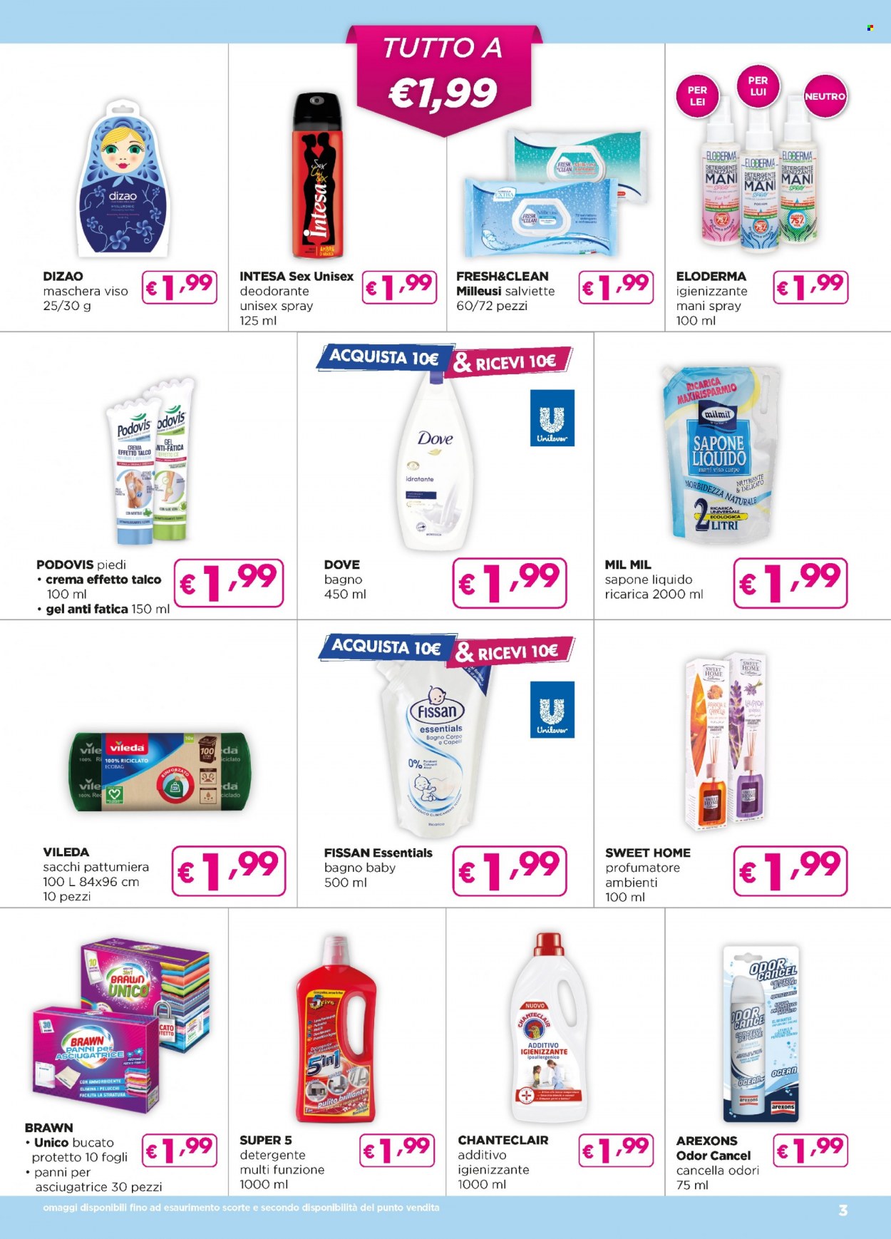 Volantino Acqua & Sapone - 24/3/2022 - 12/4/2022. Pagina 3