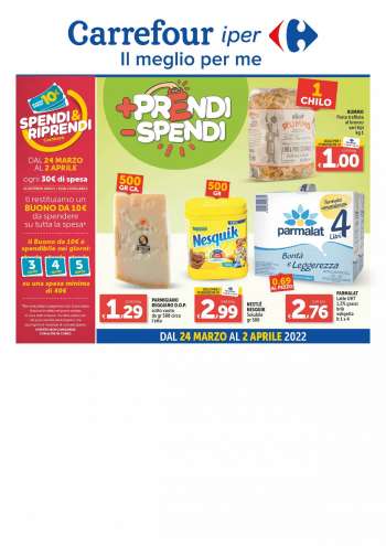 Volantino Carrefour - 24/3/2022 - 2/4/2022.