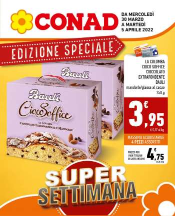 Volantino Conad - 30/3/2022 - 5/4/2022.