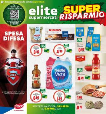 Volantino Elite Supermercati - 30/3/2022 - 6/4/2022.