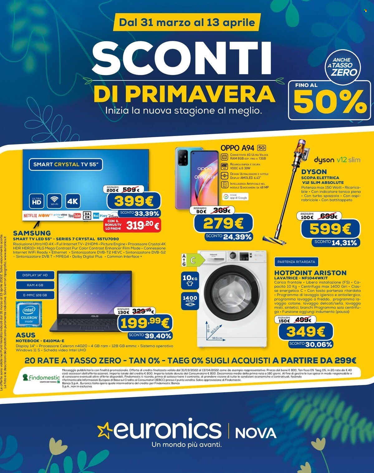 Volantino Euronics - 31/3/2022 - 13/4/2022. Pagina 1