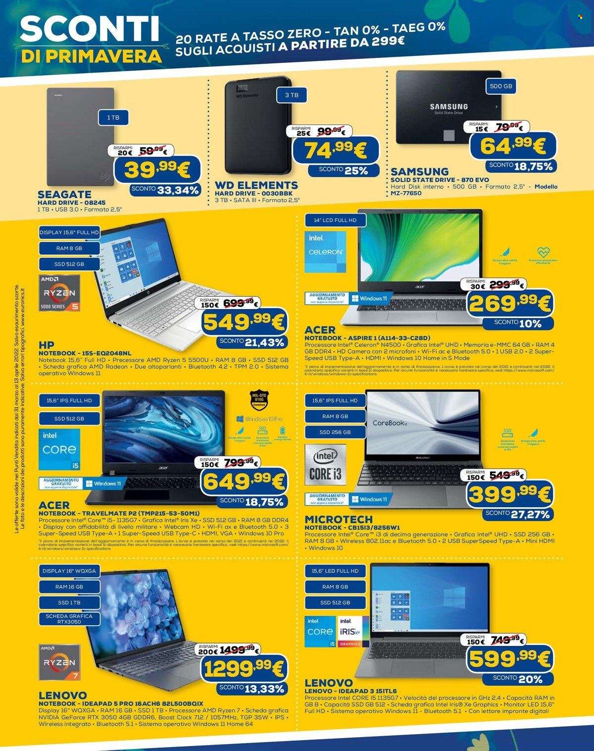Volantino Euronics - 31/3/2022 - 13/4/2022. Pagina 8