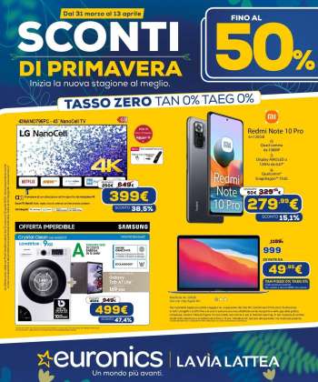 Volantino Euronics - 31/3/2022 - 13/4/2022.