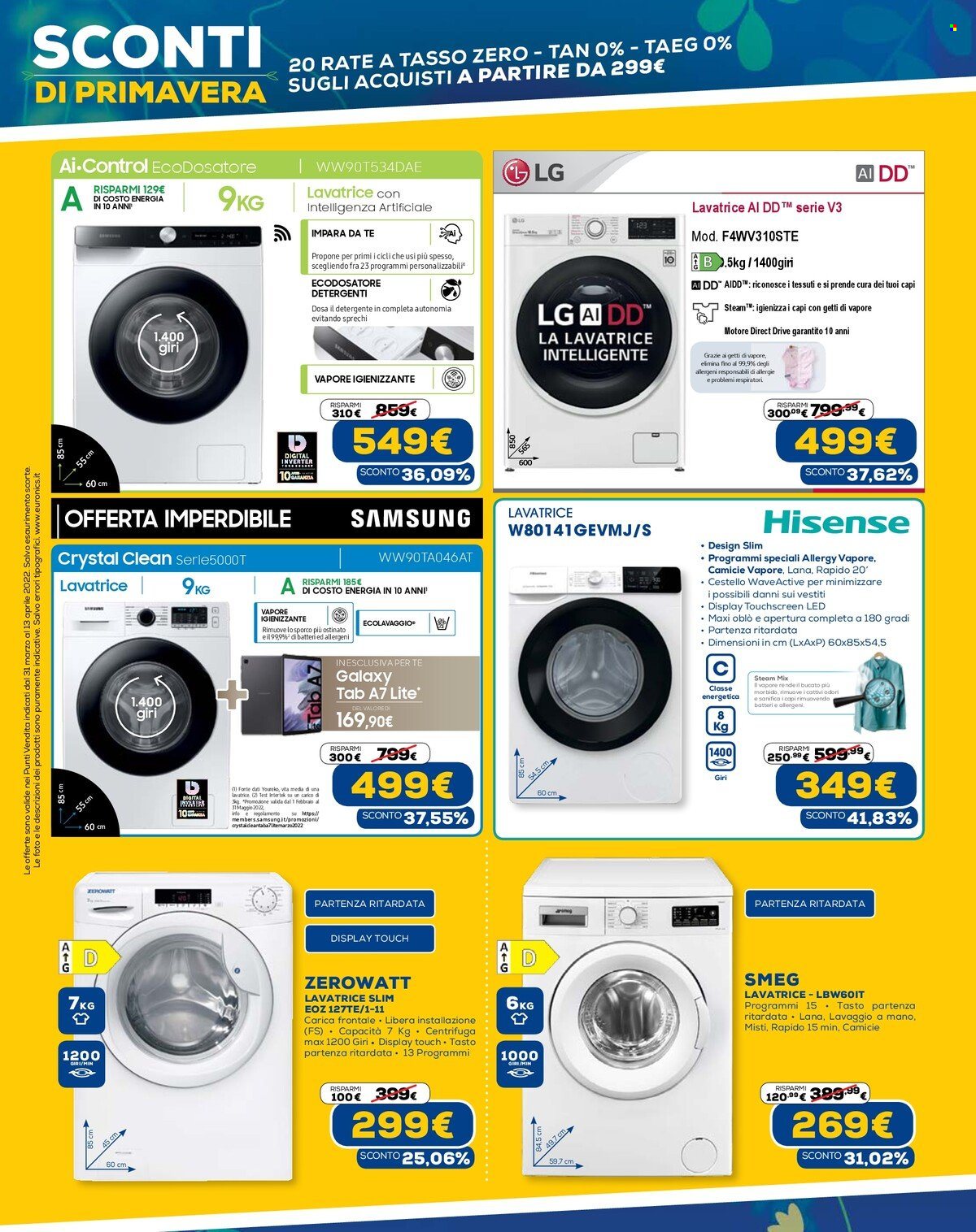 Volantino Euronics - 31/3/2022 - 13/4/2022. Pagina 24