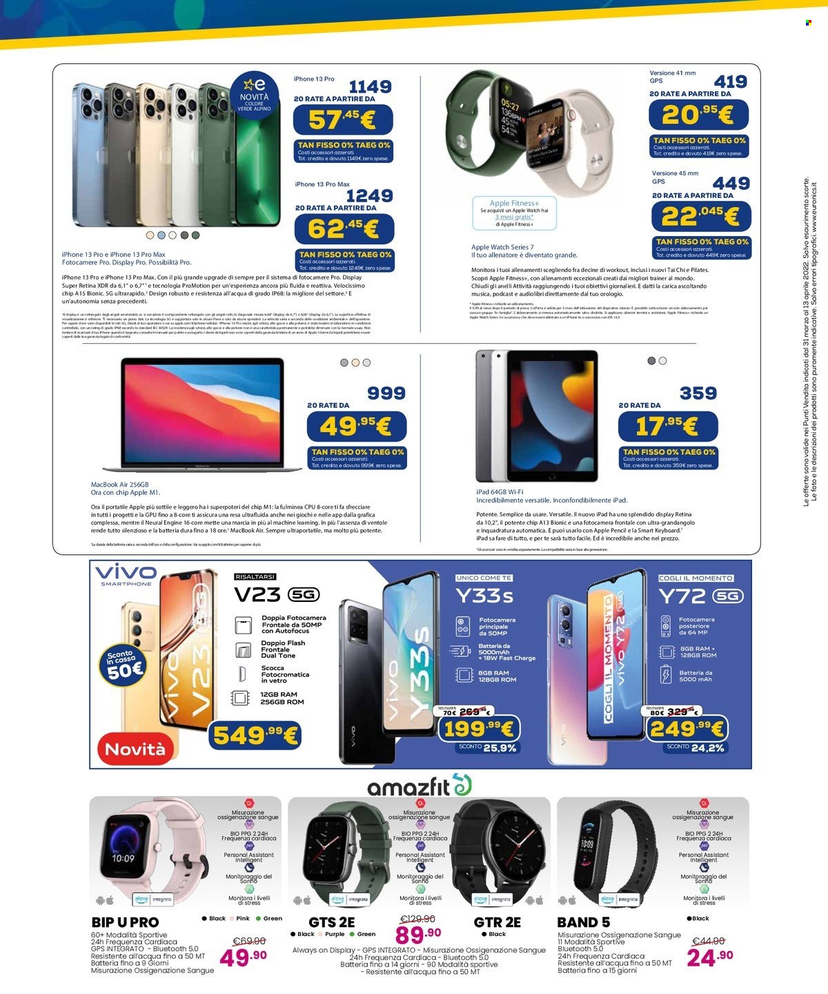 Volantino Euronics - 31/3/2022 - 13/4/2022. Pagina 5