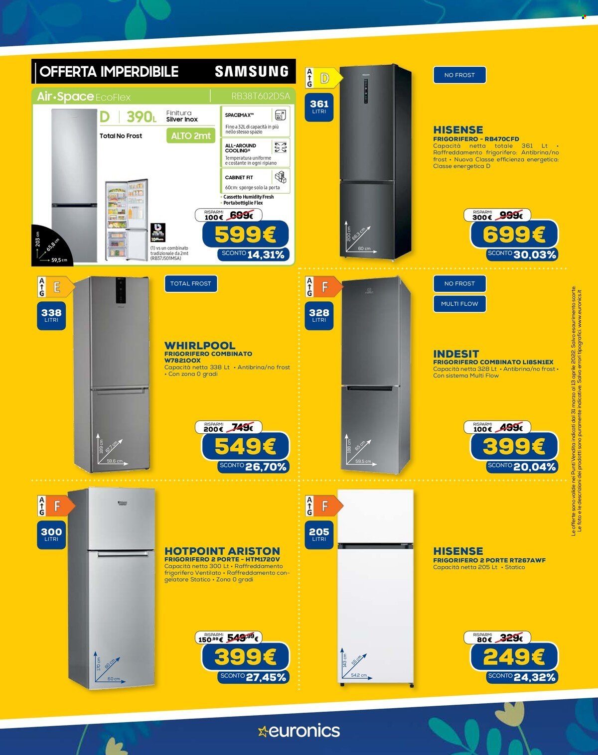 Volantino Euronics - 31/3/2022 - 13/4/2022. Pagina 27