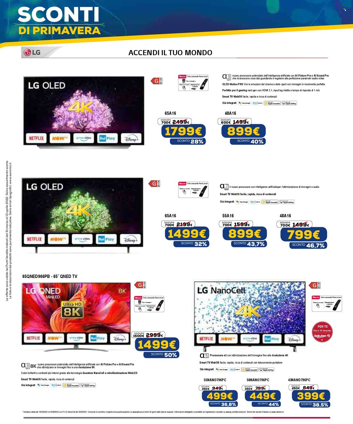Volantino Euronics - 31/3/2022 - 13/4/2022. Pagina 10