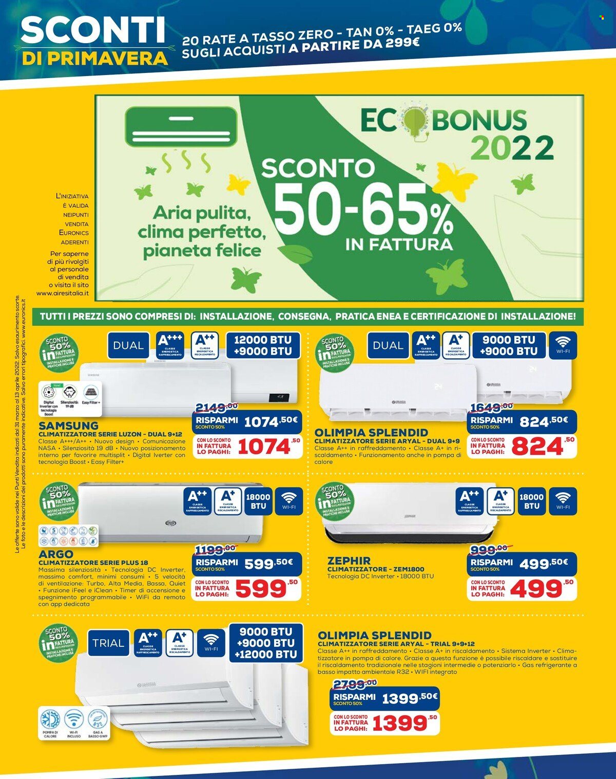 Volantino Euronics - 31/3/2022 - 13/4/2022. Pagina 30