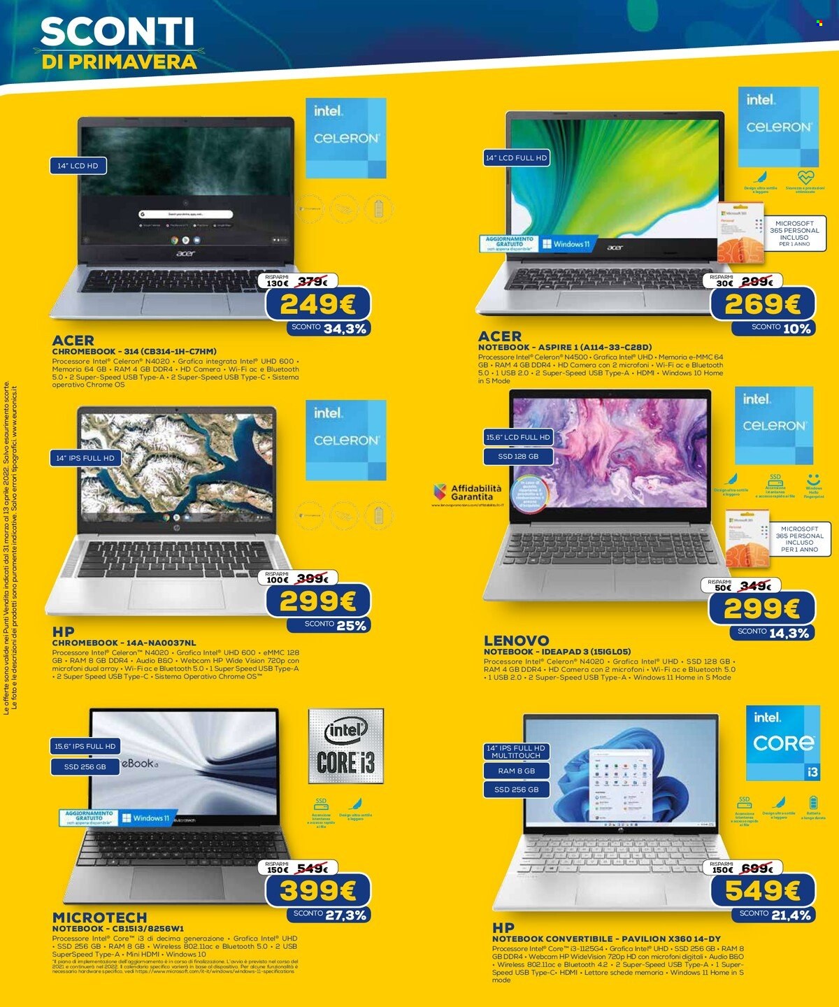 Volantino Euronics - 31/3/2022 - 13/4/2022. Pagina 18