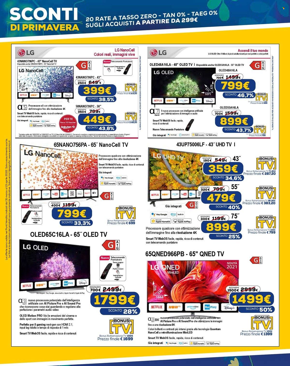 Volantino Euronics - 31/3/2022 - 13/4/2022. Pagina 2