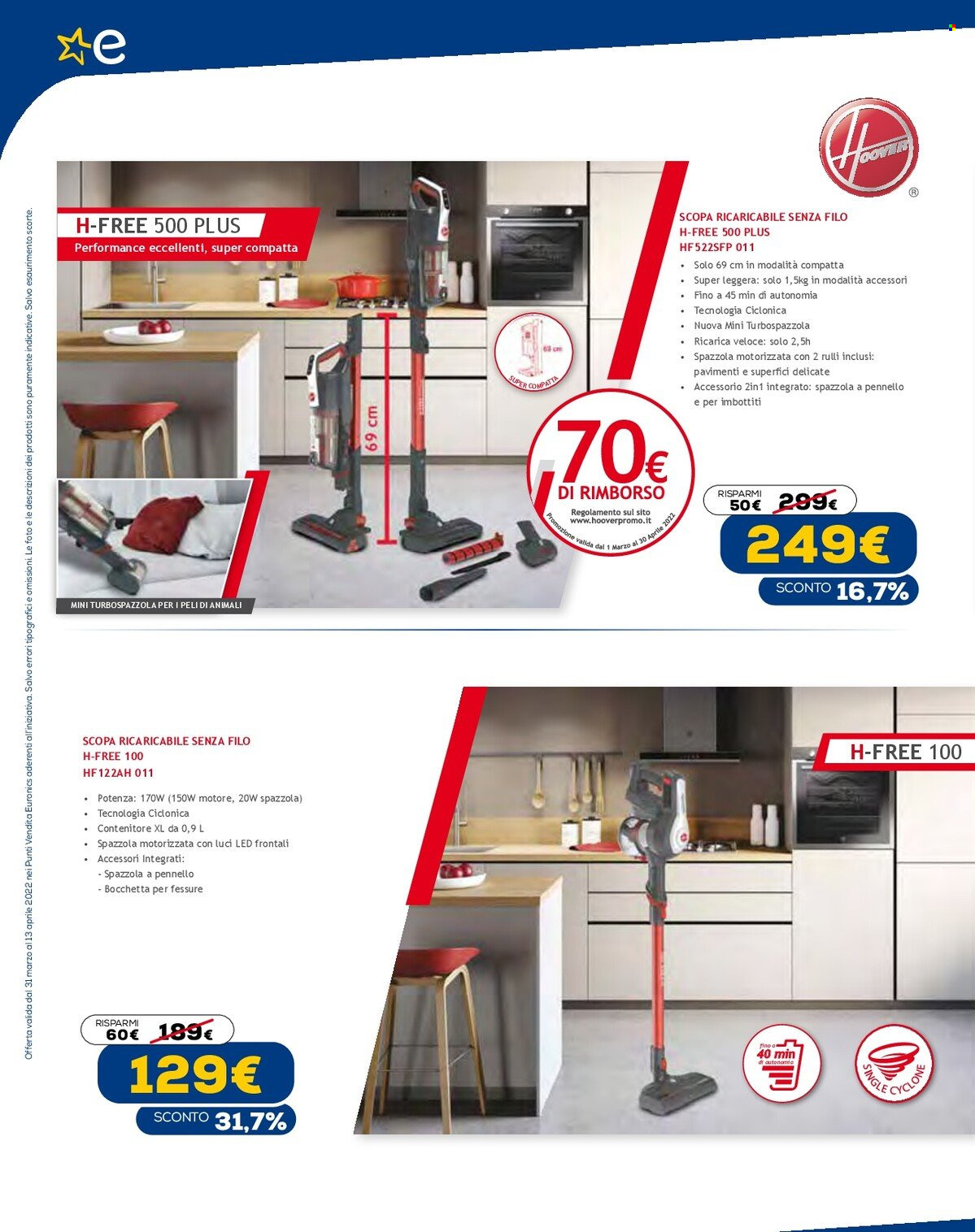 Volantino Euronics - 31/3/2022 - 13/4/2022. Pagina 13