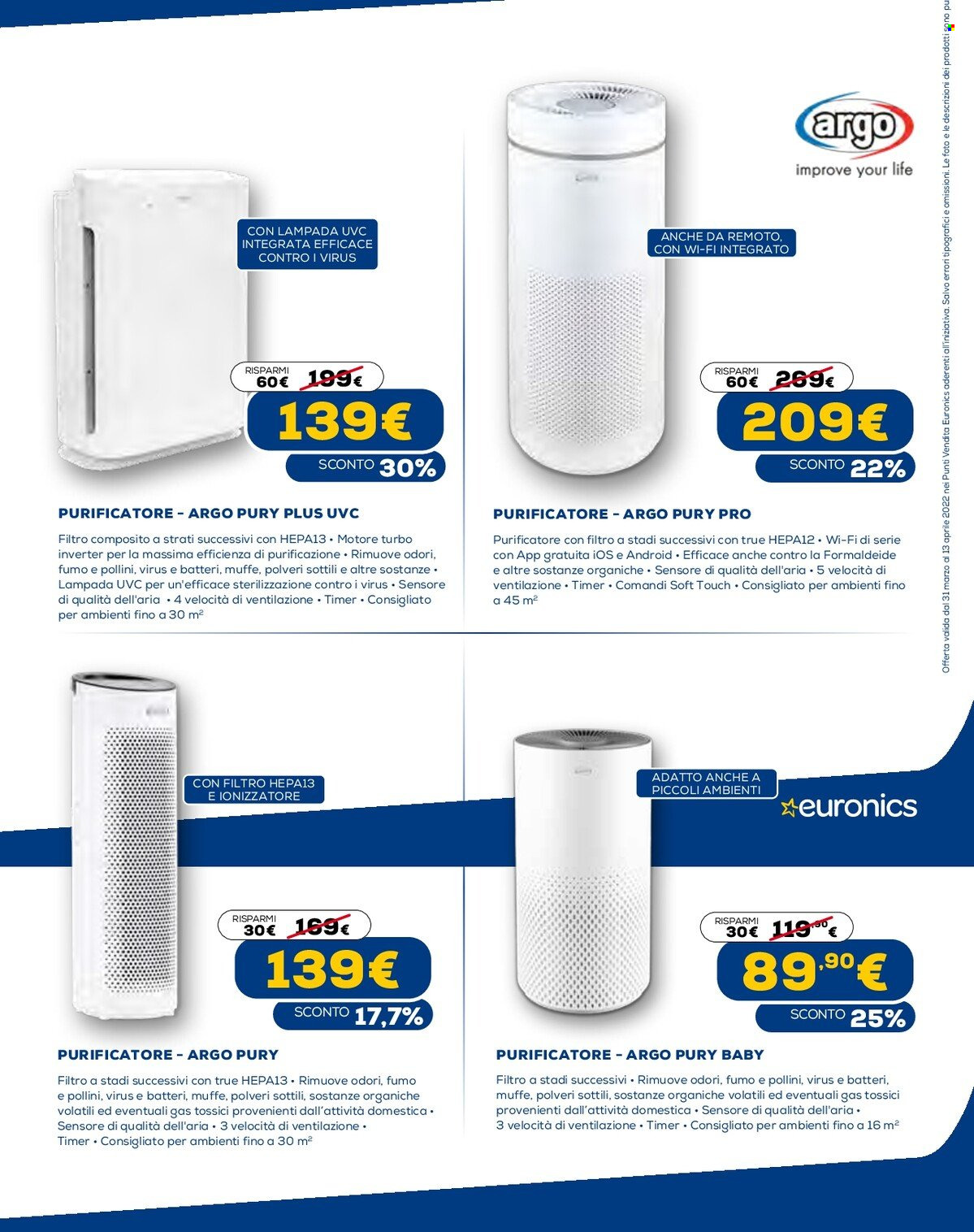 Volantino Euronics - 31/3/2022 - 13/4/2022. Pagina 20