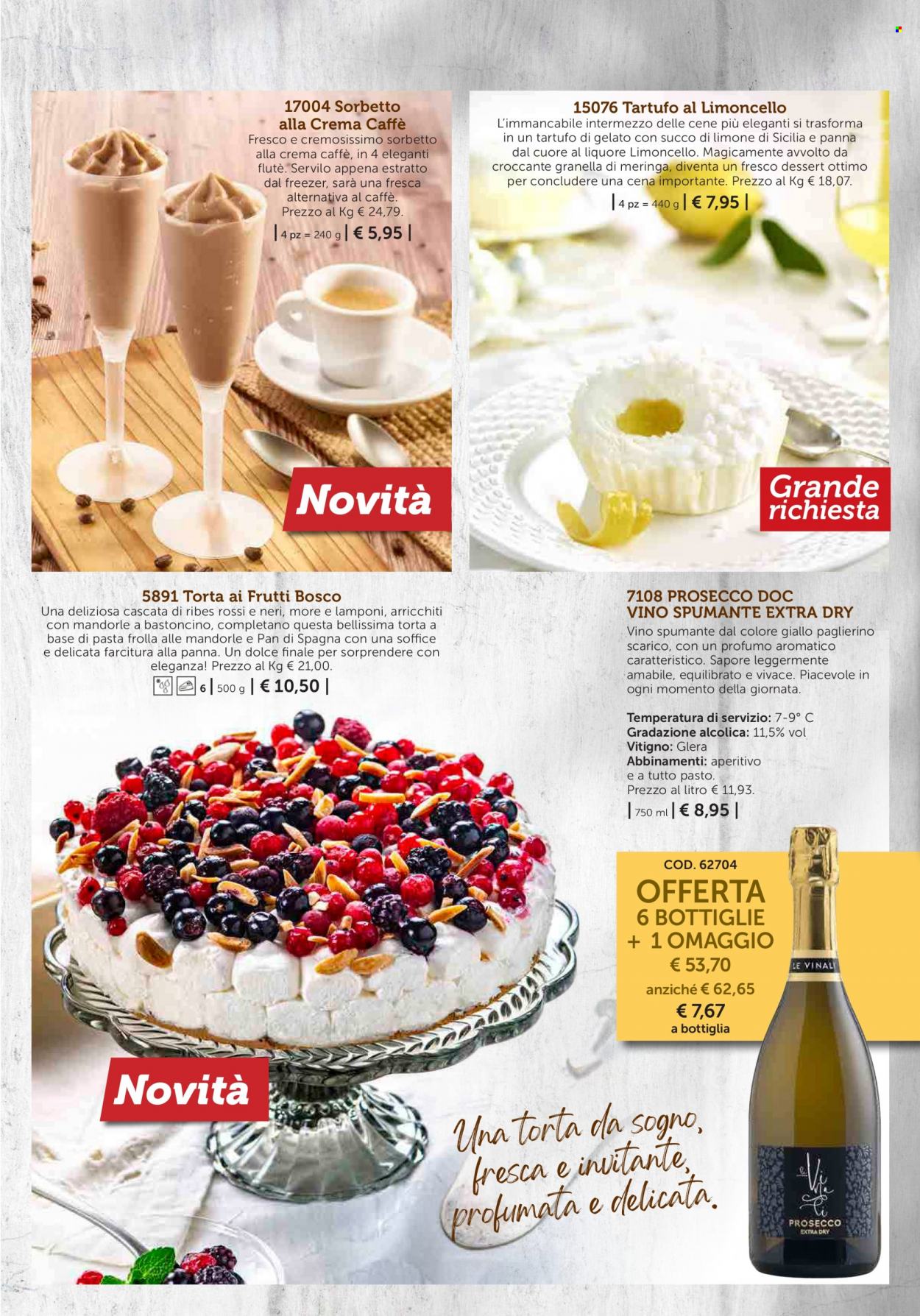 thumbnail - Volantino Bofrost - 2/5/2022 - 23/7/2022 - Prodotti in offerta - gelato, tartufo, sorbetto, pizza, torta, Spumante, Prosecco, vino, liquore, aperitivo. Pagina 8.