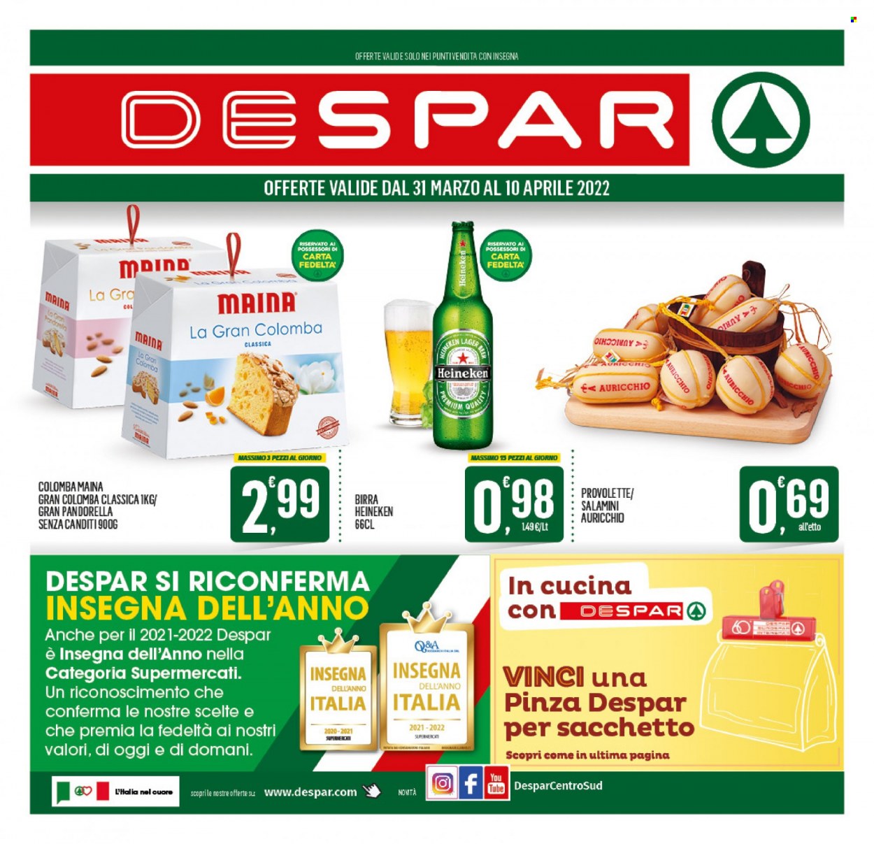 Volantino Despar - 31/3/2022 - 10/4/2022. Pagina 1