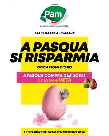 Volantino Pam Panorama - 31/3/2022 - 18/4/2022.
