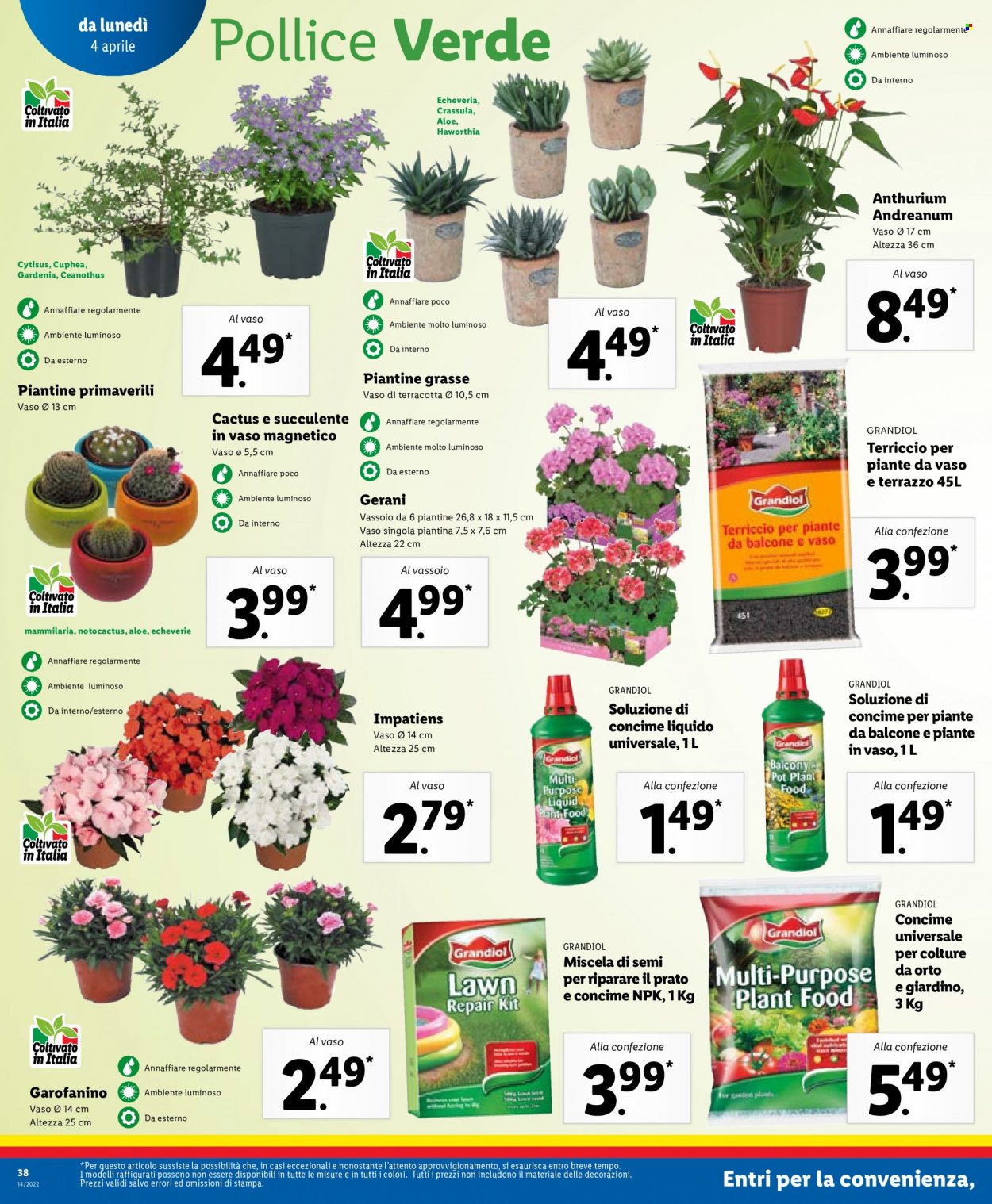 Volantino Lidl - 4/4/2022 - 10/4/2022. Pagina 38