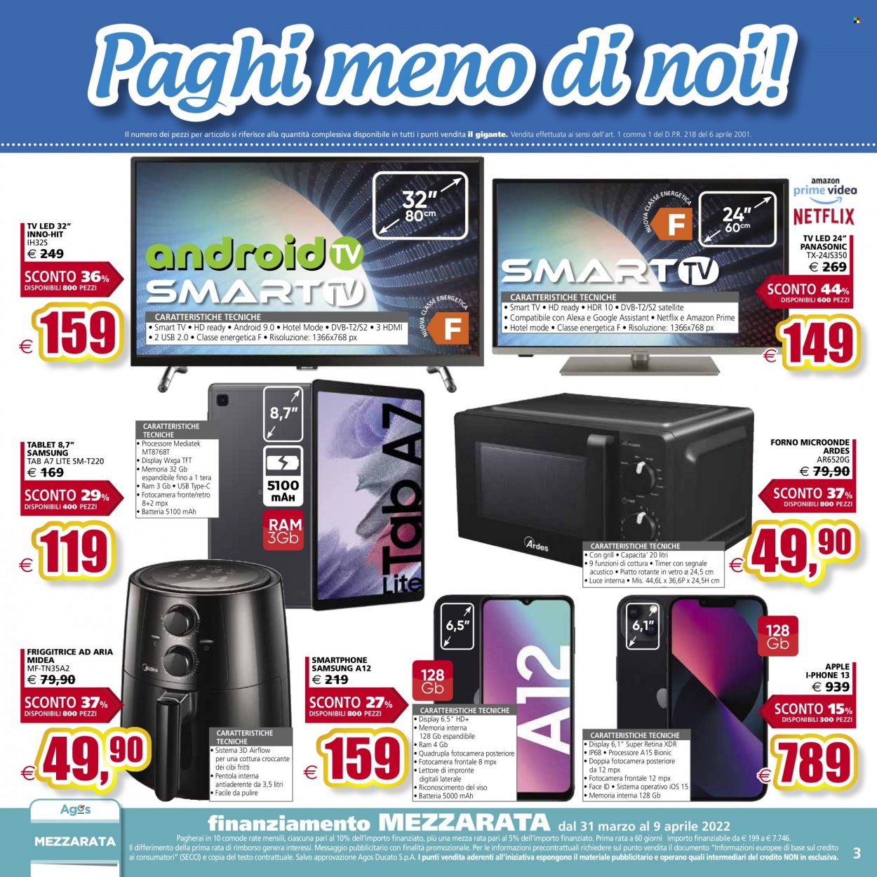 Volantino Il Gigante - 31/3/2022 - 10/4/2022. Pagina 3