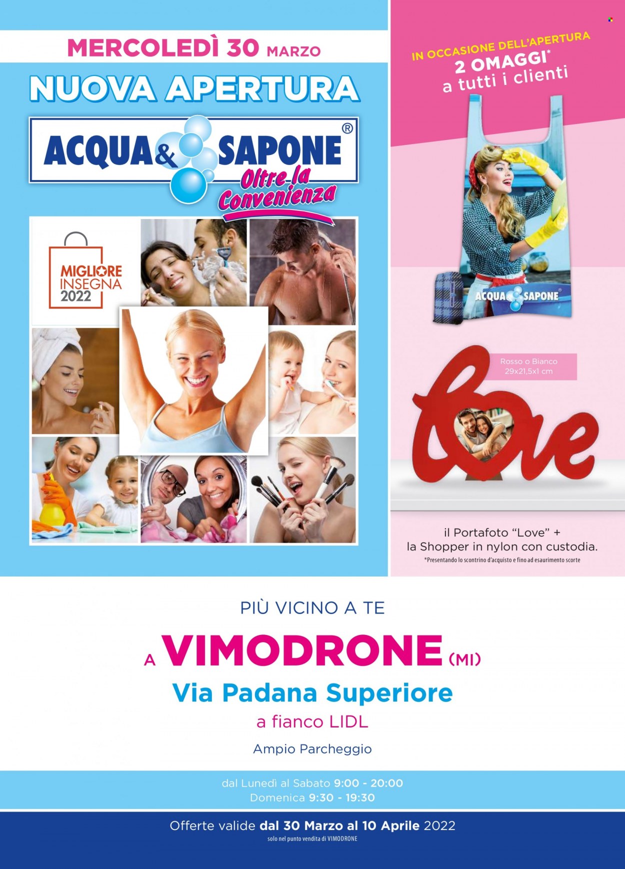 Volantino Acqua & Sapone - 30/3/2022 - 10/4/2022. Pagina 1