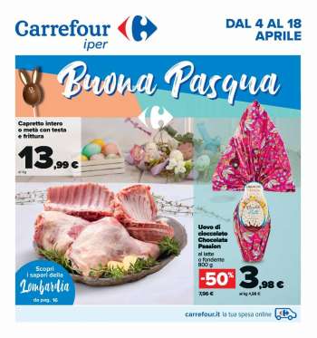 Volantino Carrefour - 4/4/2022 - 18/4/2022.