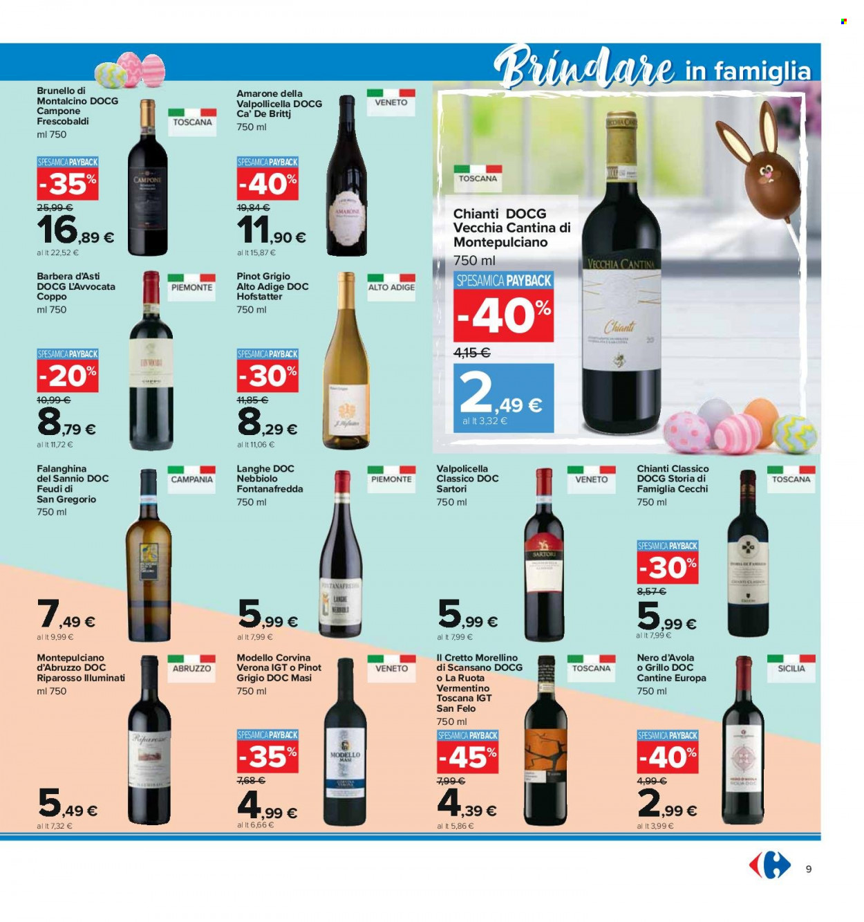 Volantino Carrefour - 4/4/2022 - 18/4/2022. Pagina 9