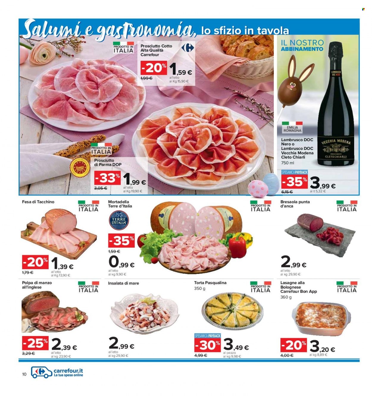 Volantino Carrefour - 4/4/2022 - 18/4/2022. Pagina 10