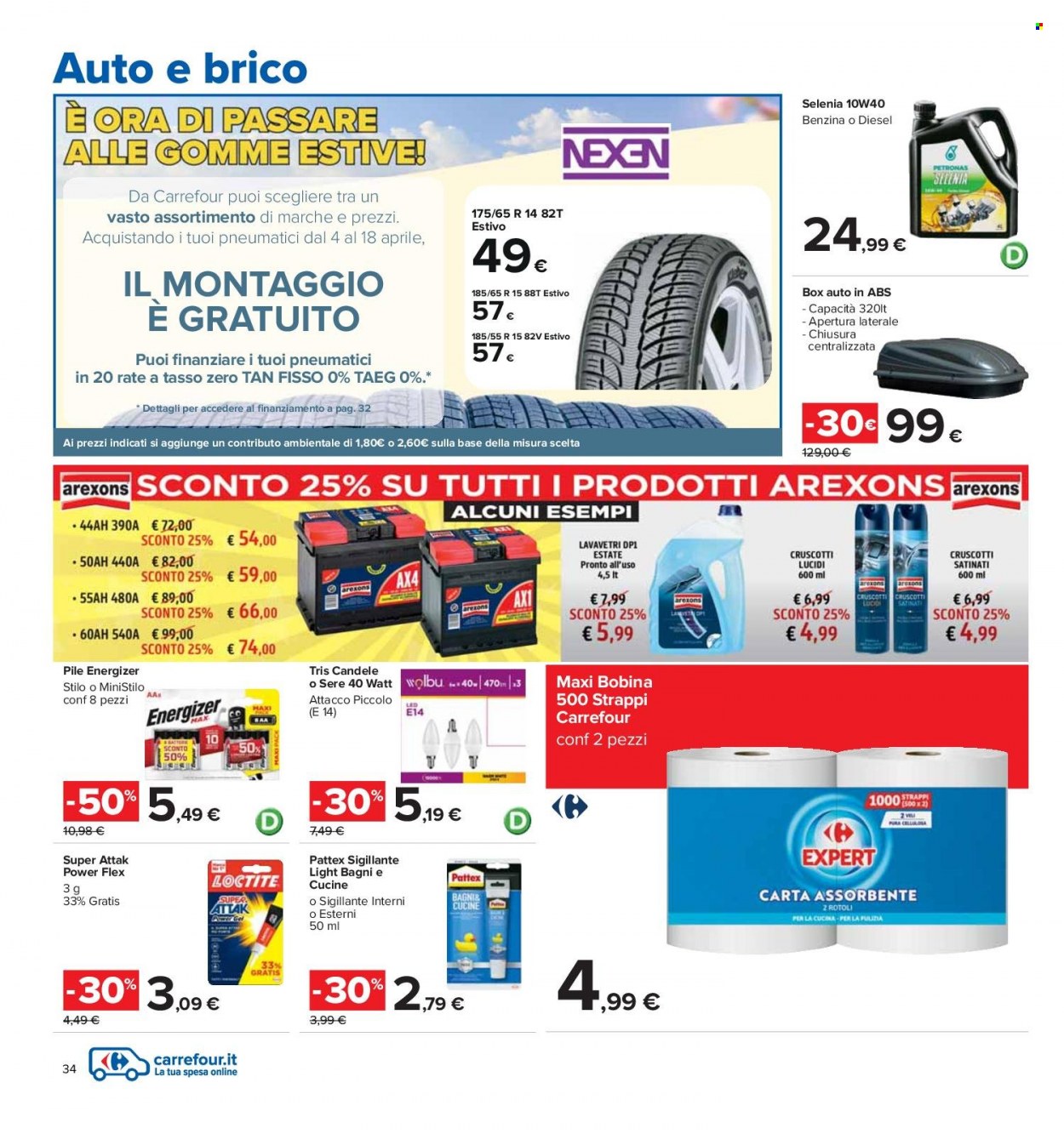 Volantino Carrefour - 4/4/2022 - 18/4/2022. Pagina 34