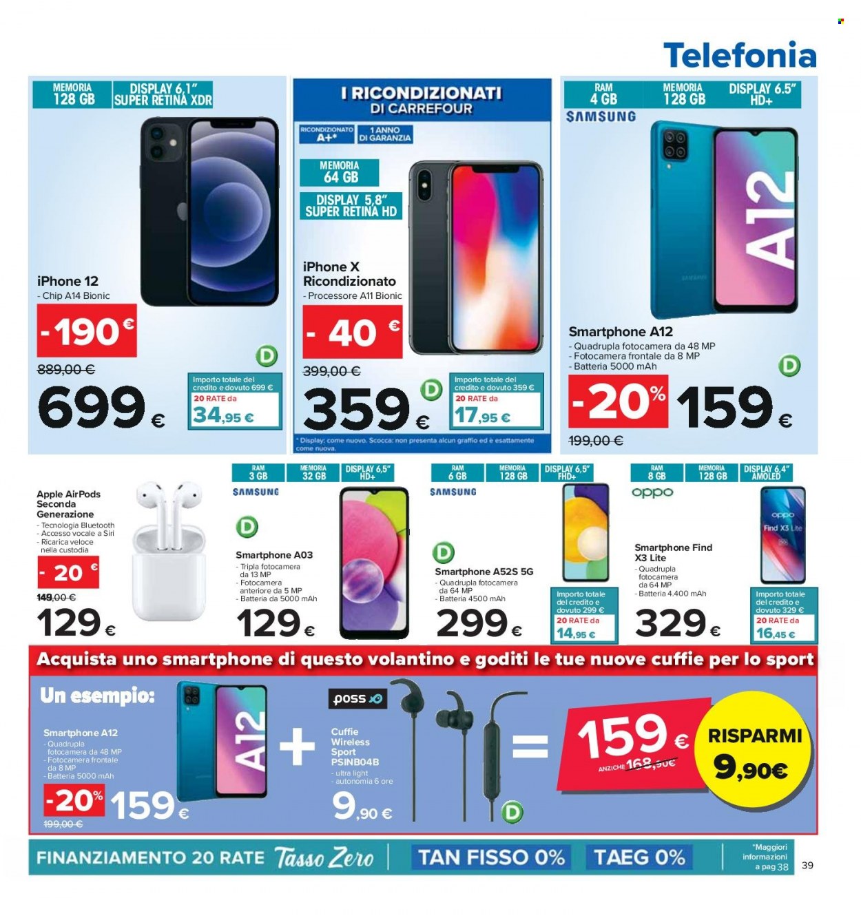 Volantino Carrefour - 4/4/2022 - 18/4/2022. Pagina 39