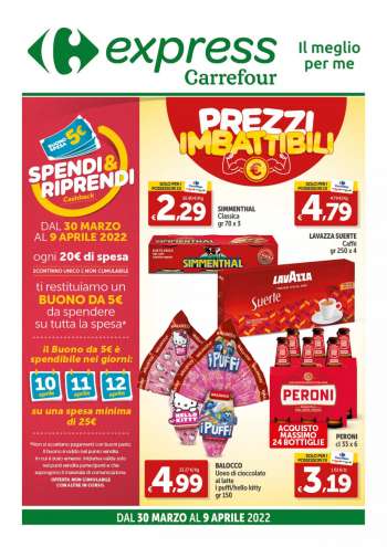 Volantino Carrefour - 30/3/2022 - 9/4/2022.