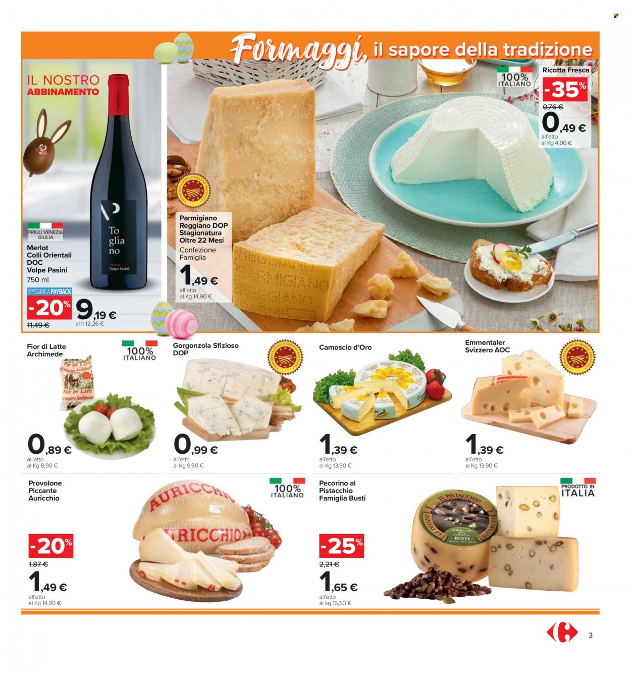 Volantino Carrefour - 4/4/2022 - 18/4/2022. Pagina 3