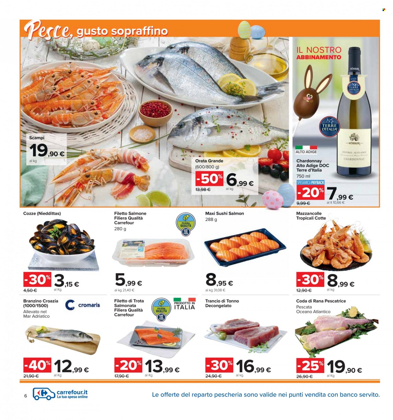 Volantino Carrefour - 4/4/2022 - 18/4/2022. Pagina 6