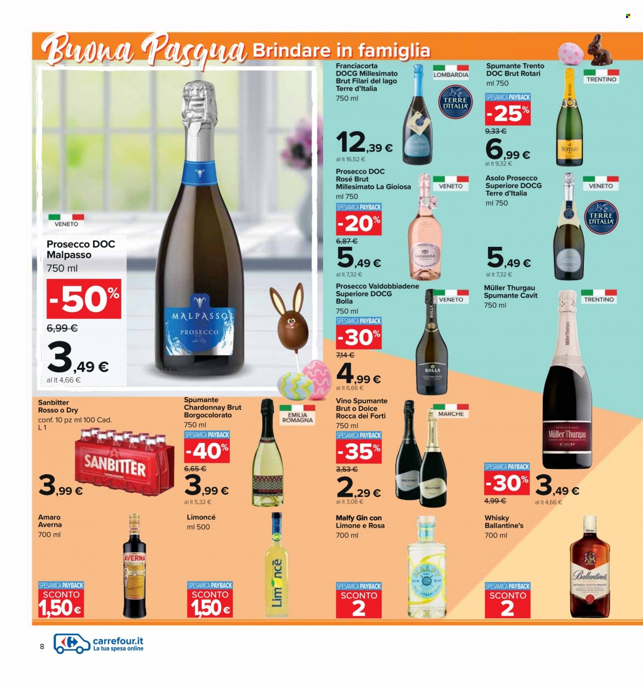 Volantino Carrefour - 4/4/2022 - 18/4/2022. Pagina 8