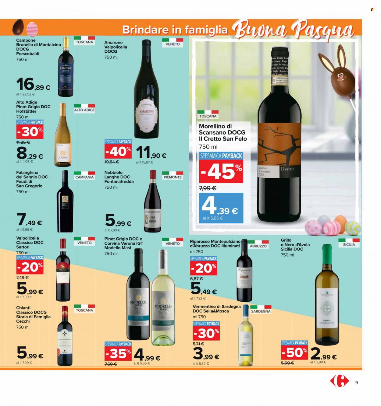 Volantino Carrefour - 4/4/2022 - 18/4/2022. Pagina 9
