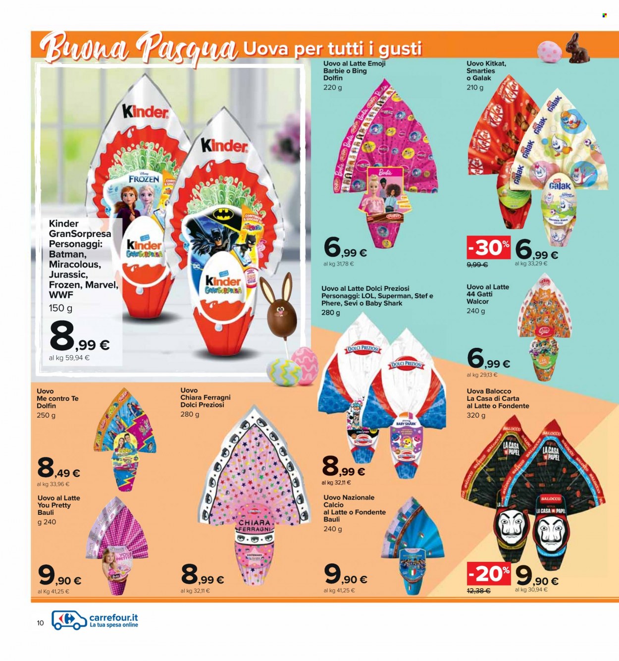 Volantino Carrefour - 4/4/2022 - 18/4/2022. Pagina 10