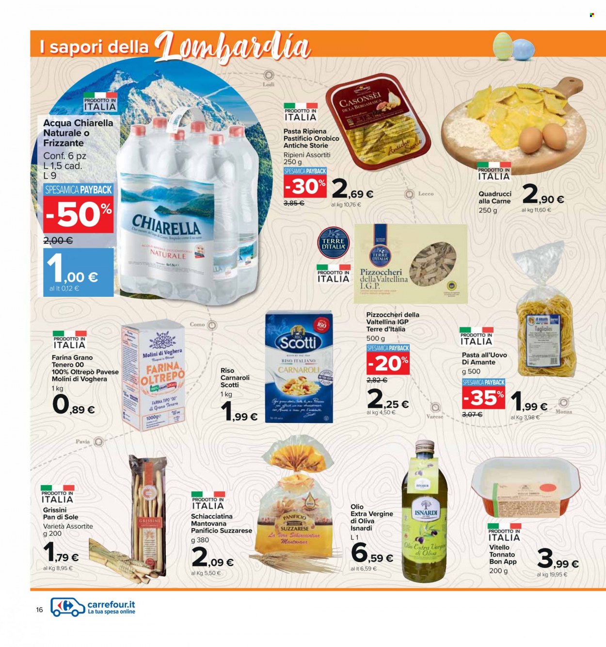 Volantino Carrefour - 4/4/2022 - 18/4/2022. Pagina 16