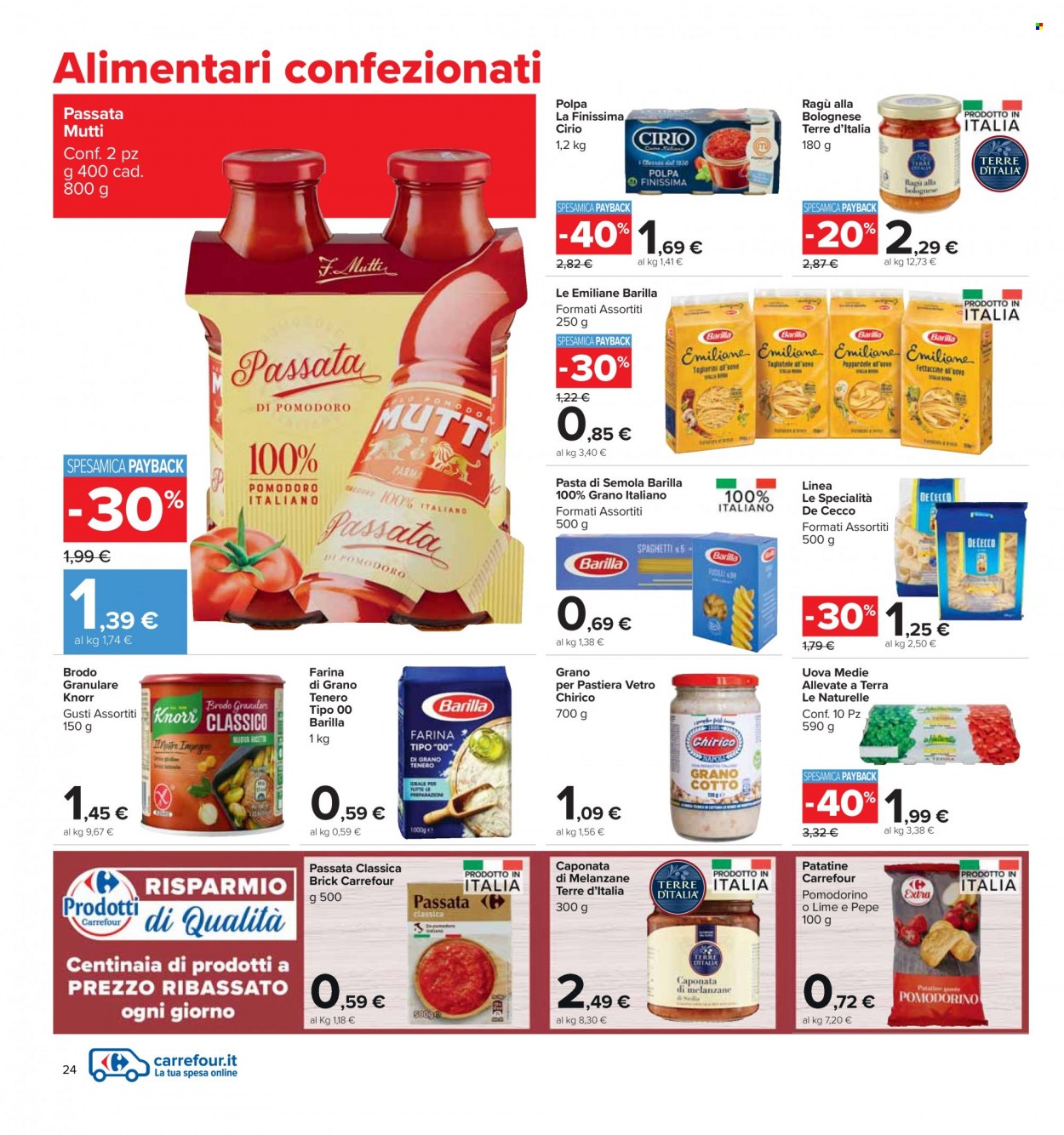 Volantino Carrefour - 4/4/2022 - 18/4/2022. Pagina 24