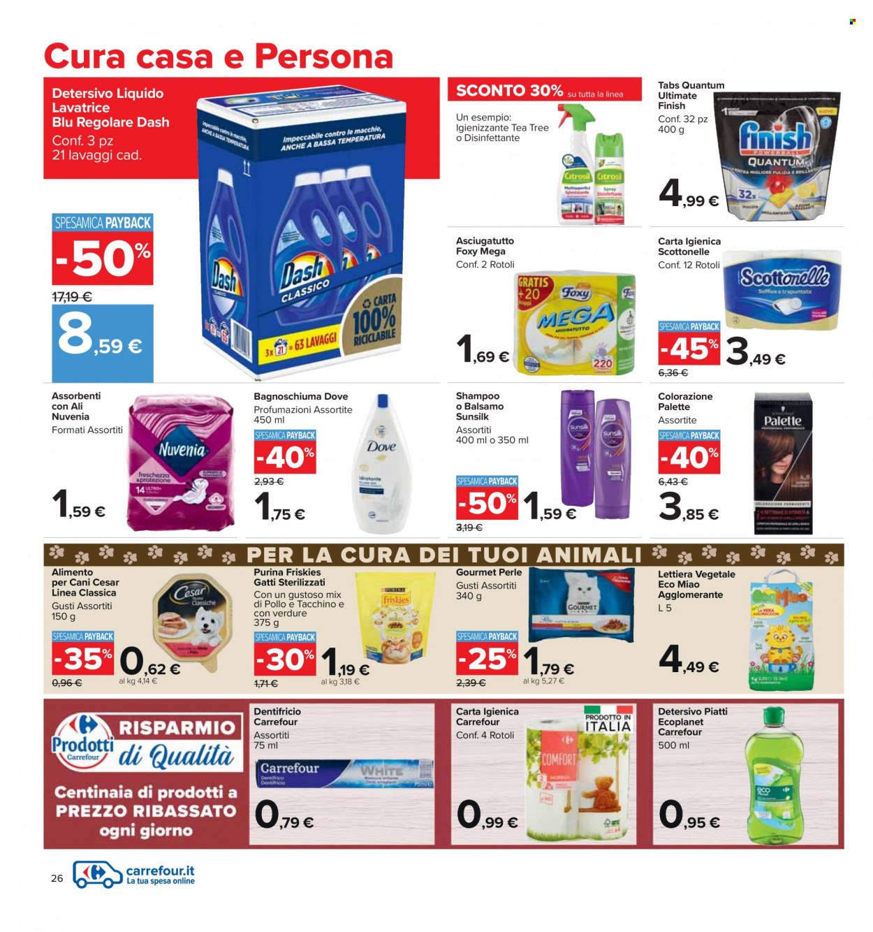 Volantino Carrefour - 4/4/2022 - 18/4/2022. Pagina 26