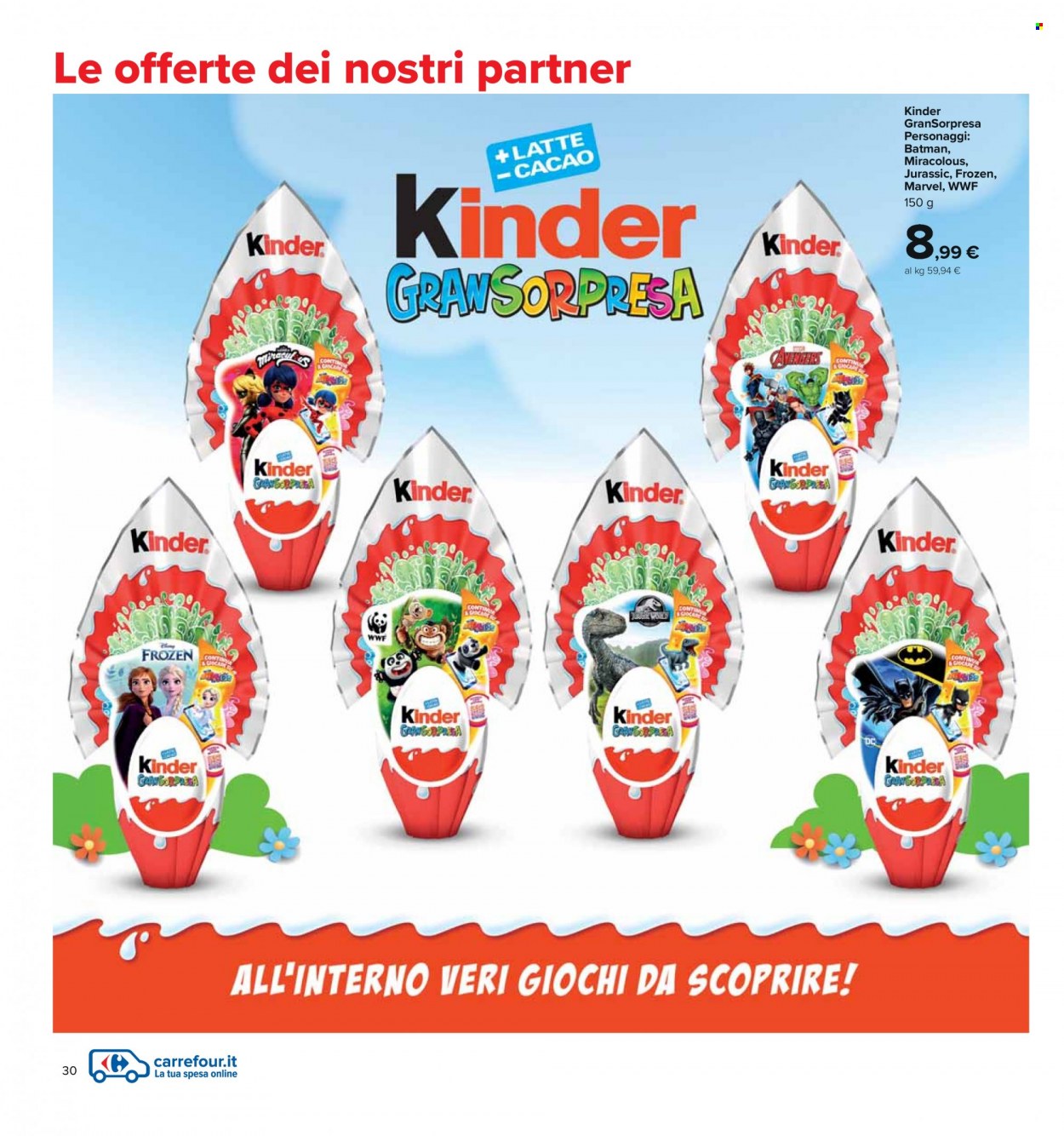 Volantino Carrefour - 4/4/2022 - 18/4/2022. Pagina 30