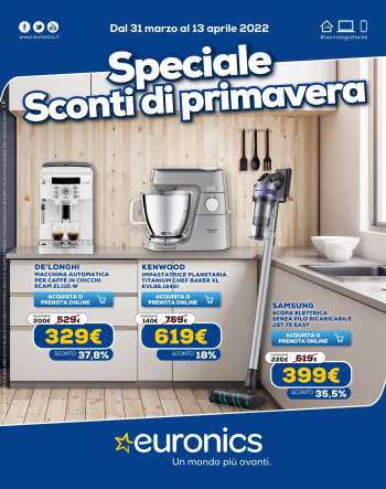 Volantino Euronics - 31/3/2022 - 13/4/2022.