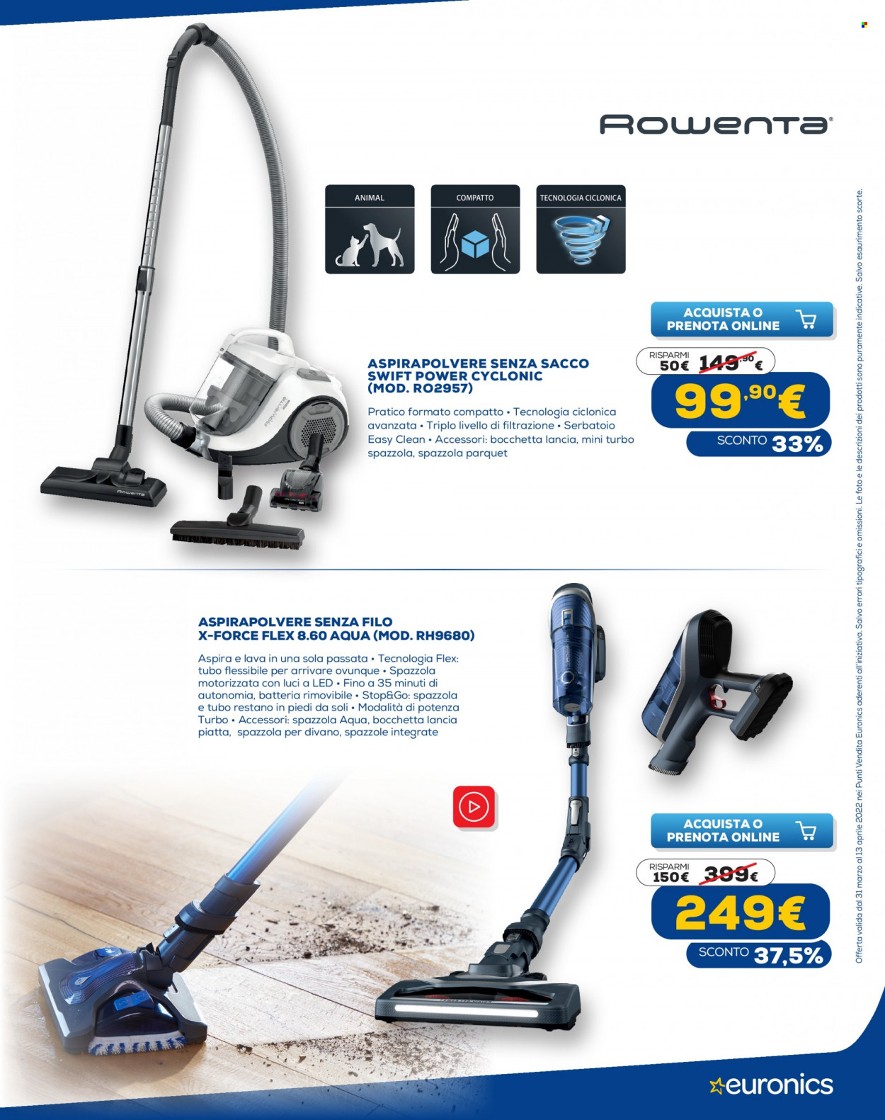 Volantino Euronics - 31/3/2022 - 13/4/2022. Pagina 7