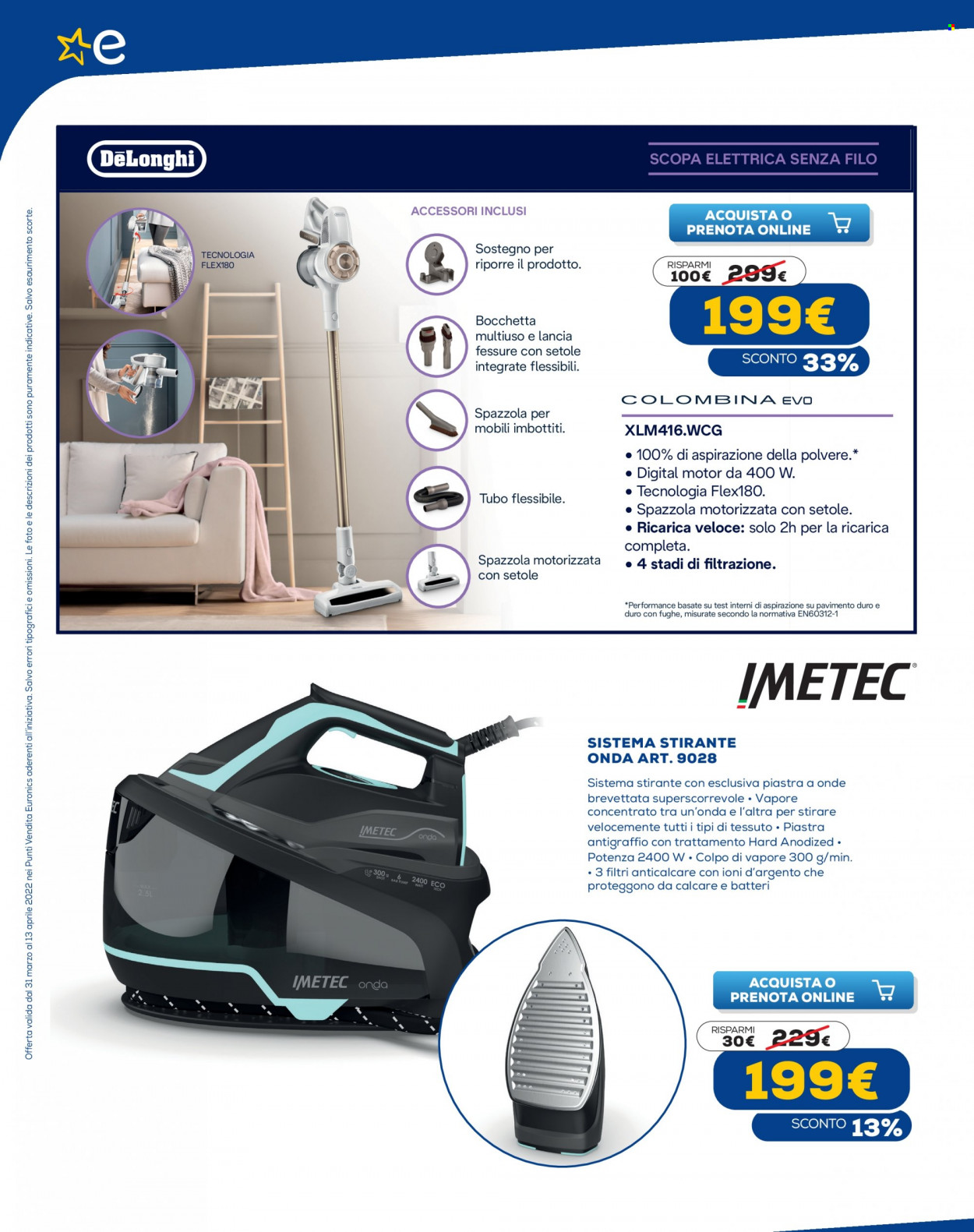Volantino Euronics - 31/3/2022 - 13/4/2022. Pagina 12