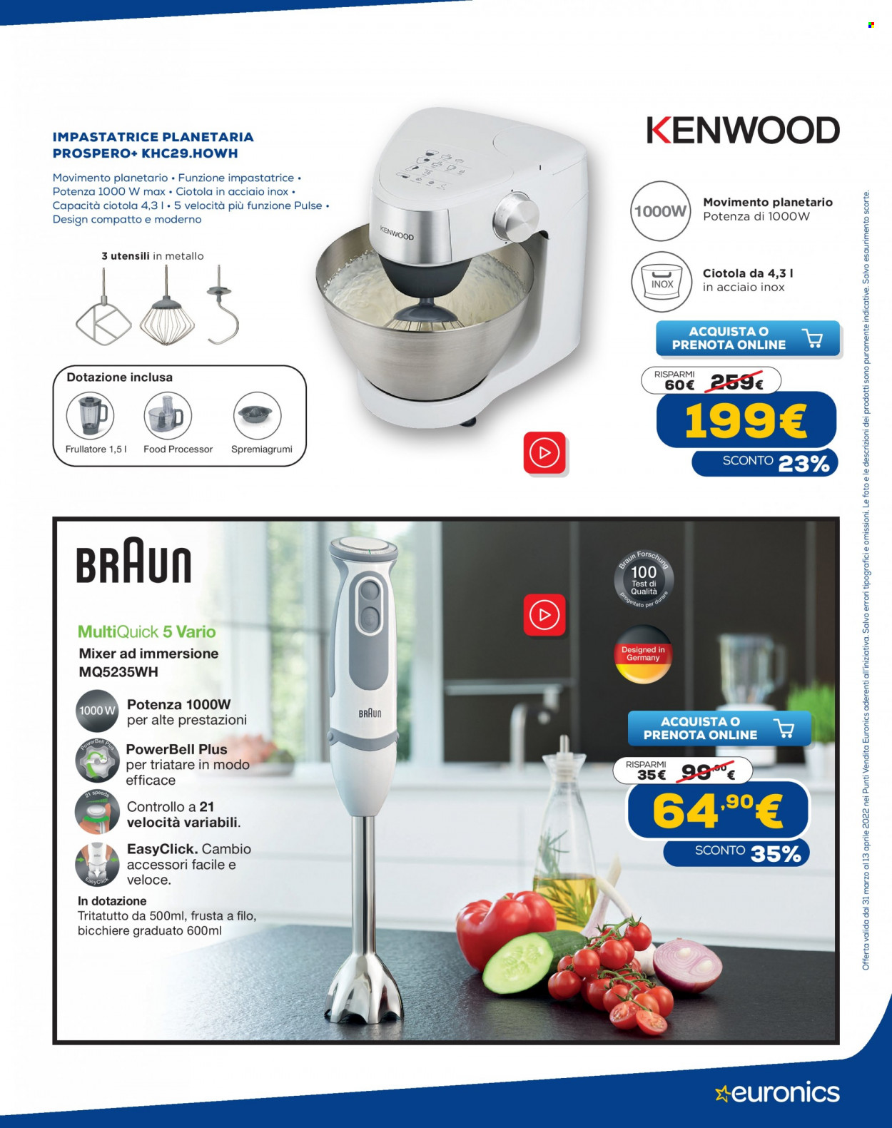 Volantino Euronics - 31/3/2022 - 13/4/2022. Pagina 21